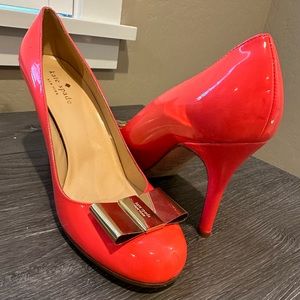 Brand new without box Kate spade pink leather heels size 8.5